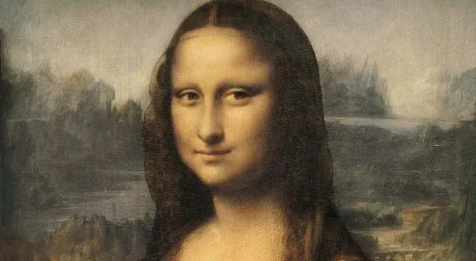 The Mona Lisa has no eyebrows